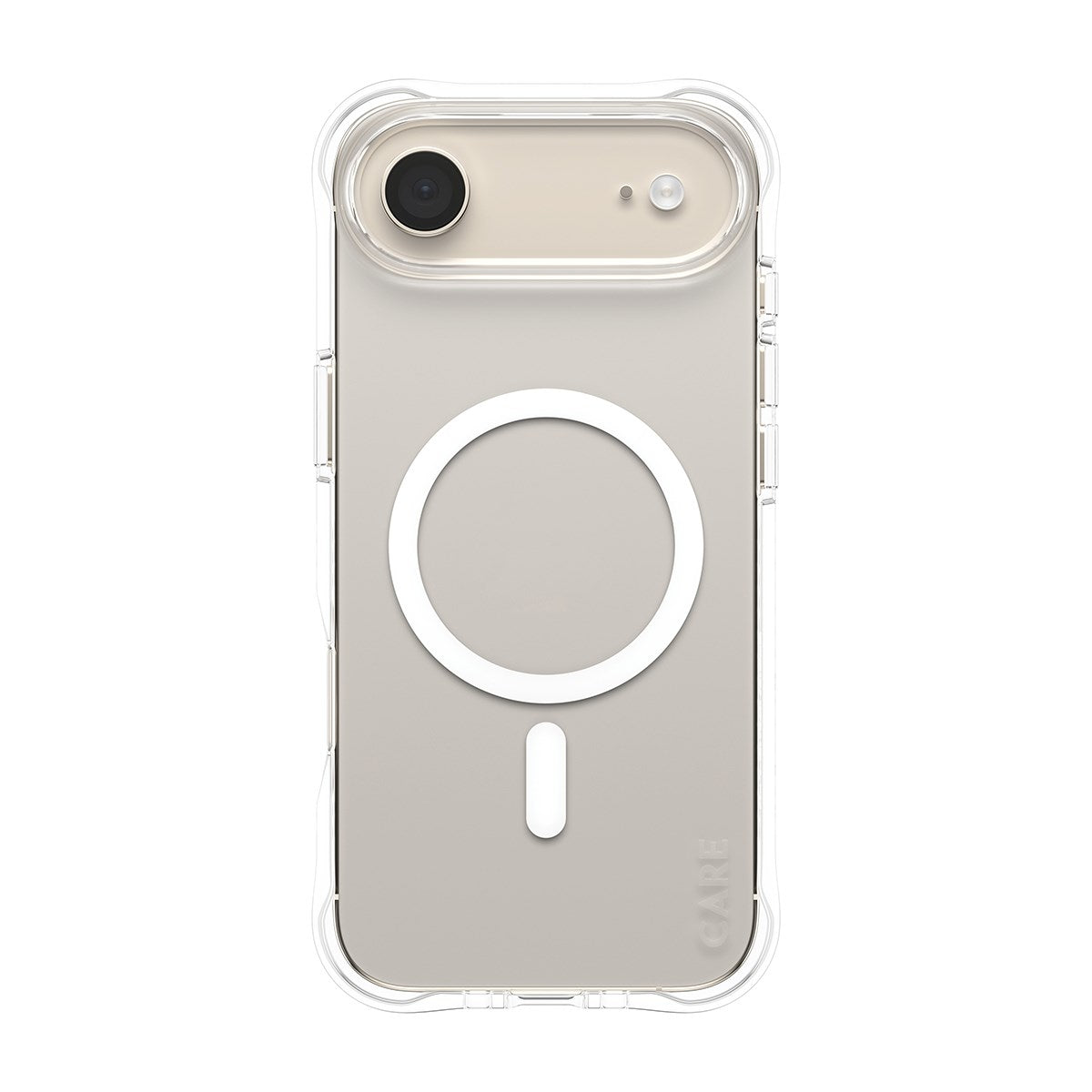 CARE by PanzerGlass® Fashionable Case Samba Transparent m. Weiß MagSafe iPhone Air